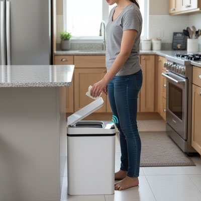 Poubelle de cuisine | Design élégant